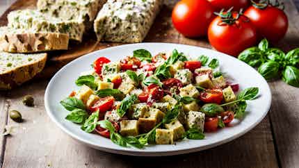 Tuscan Bread Salad (panzanella)