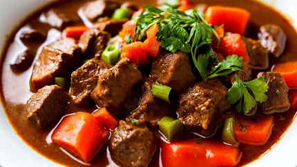 Ugandan Beef Stew (ekyenkobe)