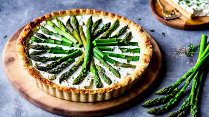 Usk Valley Asparagus And Goat Cheese Tart