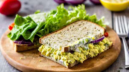Vegetarian Egg Salad Sandwich