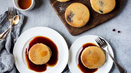 Welsh Cakes With Salted Caramel Sauce