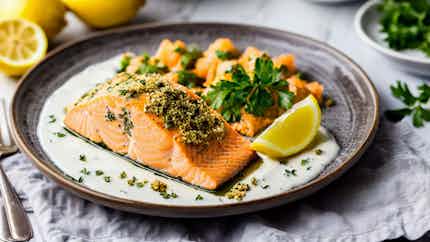Wheat-free Baked Salmon With Lemon And Herbs