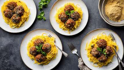 Wheat-free Spaghetti Squash And Meatballs
