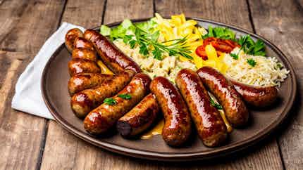 Wiener Wurstplatte (viennese Sausage Platter)