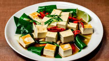Xian Doufu He Xie (silken Tofu With Crab Meat)
