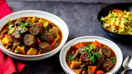 Yebeg Kik Wat (ethiopian Spiced Lamb And Cabbage Stew)