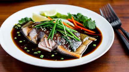 Yunnan-style Steamed Fish with Black Bean Sauce (云南豆豉蒸鱼)