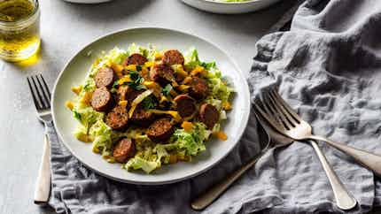 Zesty Cabbage And Sausage Skillet