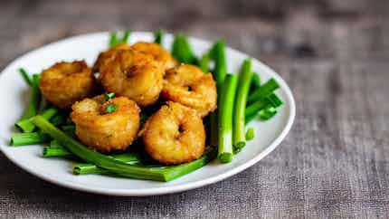 Zha Xia Wan Zi (crispy Fried Shrimp Balls)