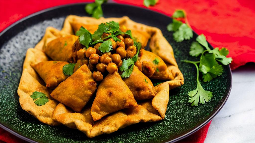 Chole Samosa (spicy Chole Samosa) Recipe