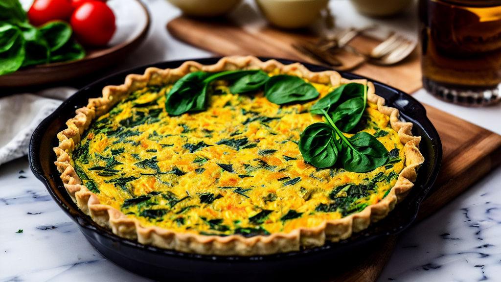 Efo Egusi Quiche Recipe