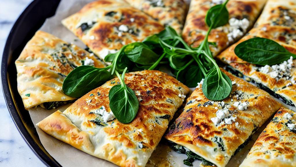 Fatayer Sabanekh (spinach And Feta Fatayer) Recipe