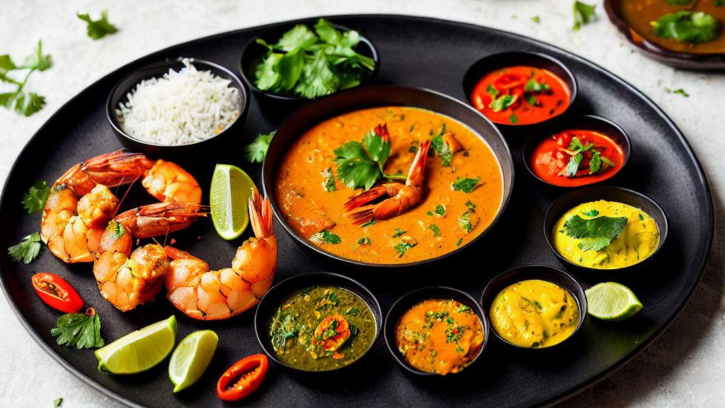 Malvani Prawn Thali Recipe