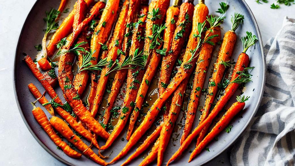 Moroccan Harissa Roasted Carrots With Herbed Yogurt Recipe 3757