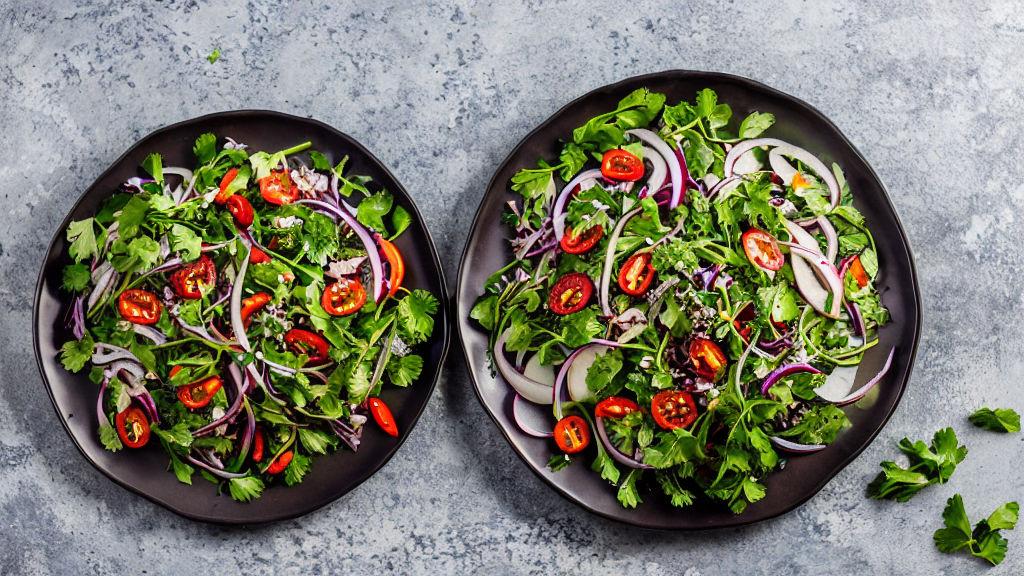 Nqaij Qaib Zib Ntsuag (hmong Herb Salad With Lime Dressing) Recipe