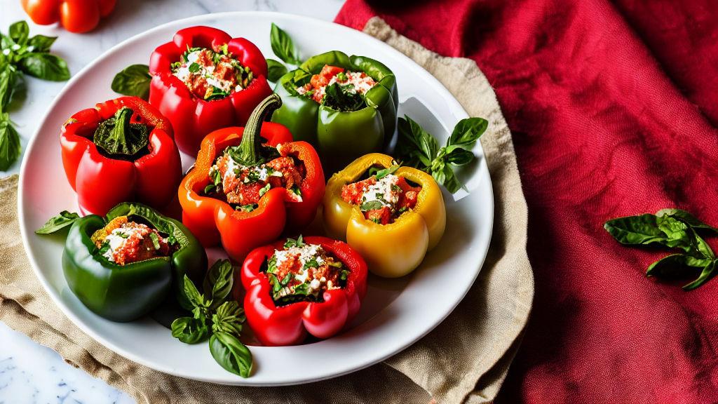 Peperoni Ripieni Napoletani (neapolitan-style Stuffed Bell Peppers) Recipe