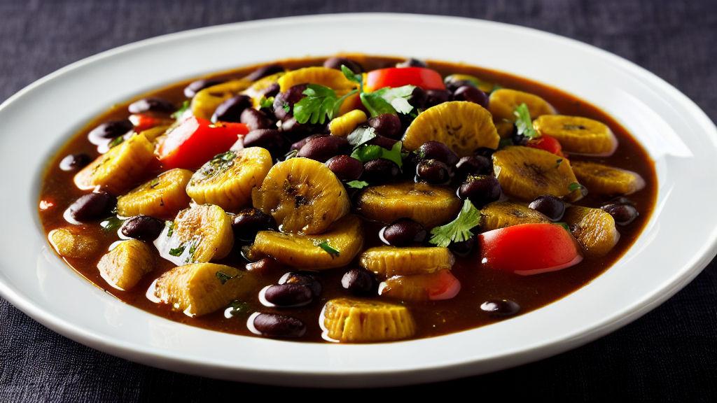 Plantain And Black Bean Stew Recipe